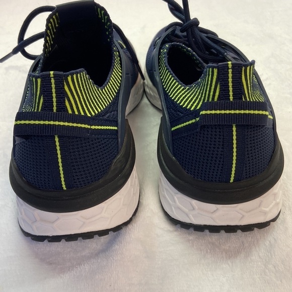 Calvin Klein Aleah Athletic Training Sneaker Navy/Neon Green Preowned Size 7M - Picture 6 of 16
